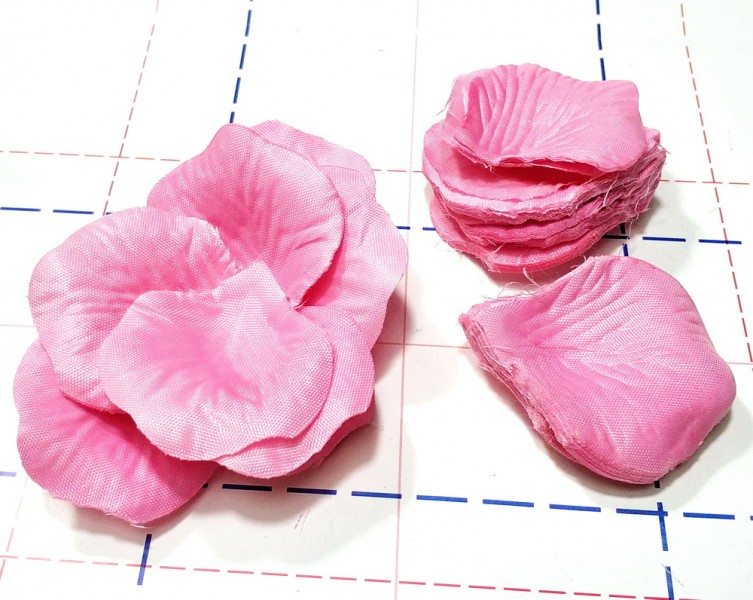 Лепесток тканевый 55*45мм 30гр (200+/-20шт) Розовый