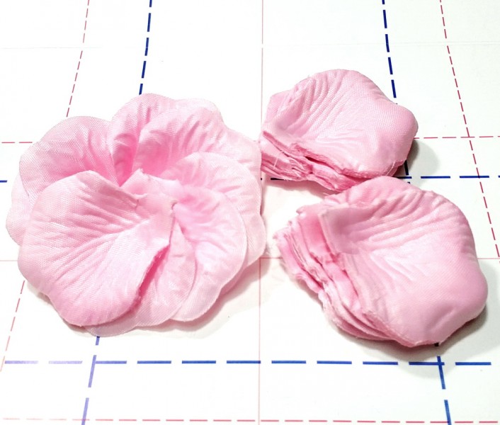 Лепесток тканевый 55*45мм 30гр (200+/-20шт) Светло-розовый