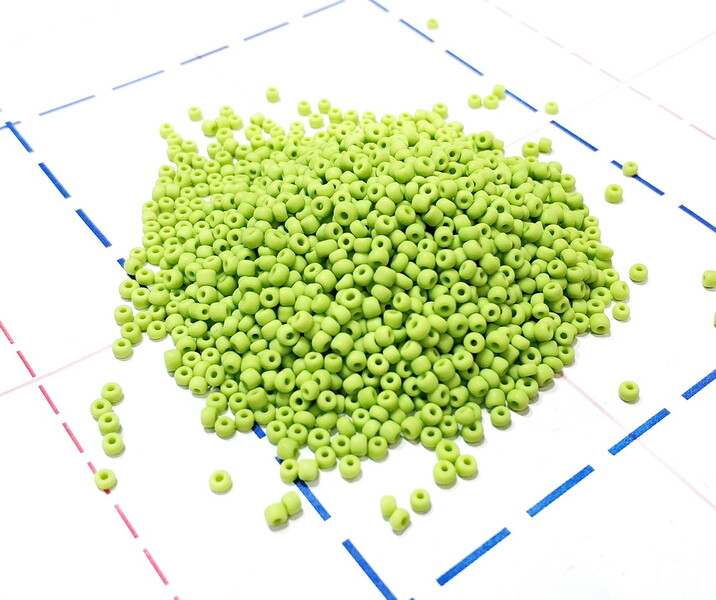 М44 Бисер р.12 Непрозрачный матовый__УПАКОВКА 450(+-5)гр