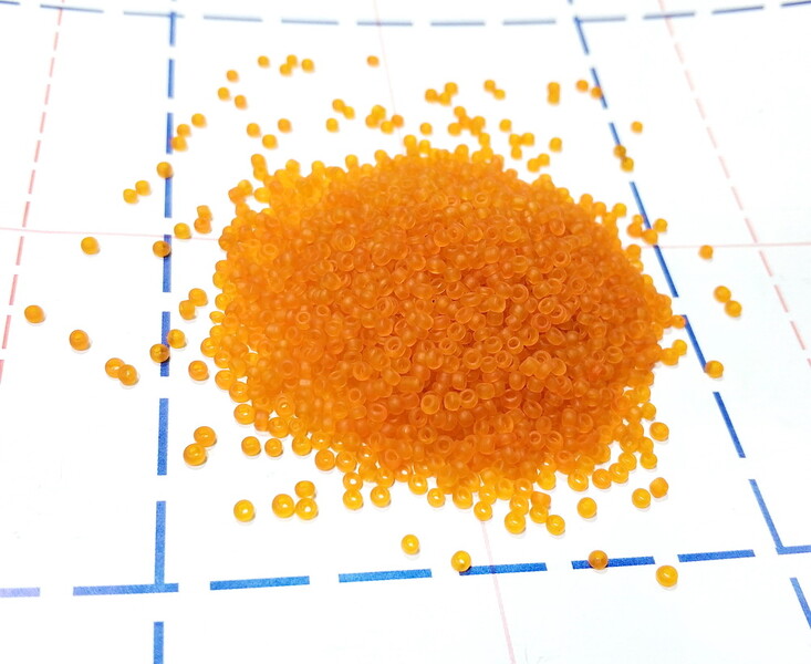 М9В Бисер р.12 Прозрачный матовый__УПАКОВКА 450(+-5)гр