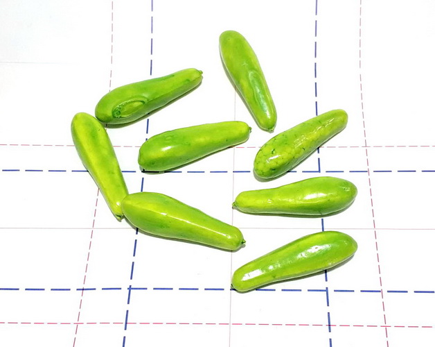 Муляж Б Кабачок зеленый 65*10,5 мм