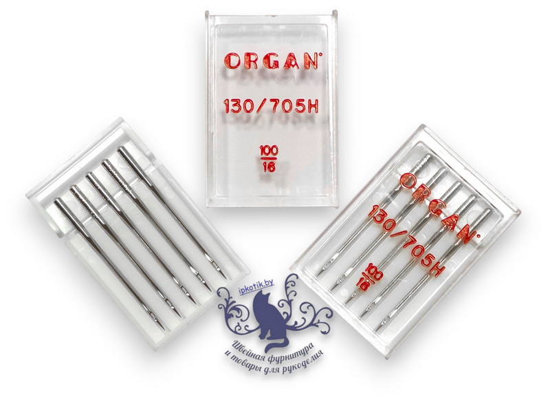 Иглы ORGAN 130/705Н для БШМ (№100) универсальные