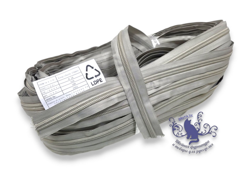 Т10 витая молния Рулонная_100м_Серый