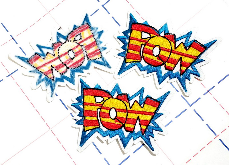 065 Термоаппликация 7,5*5,6см POW