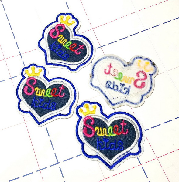 138 Термоаппликация 7,2*6,9см Sweet kids