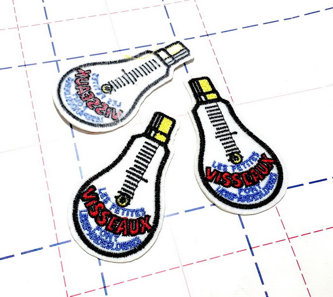 286 Термоаппликация 8,3*4,4 см Лампочка