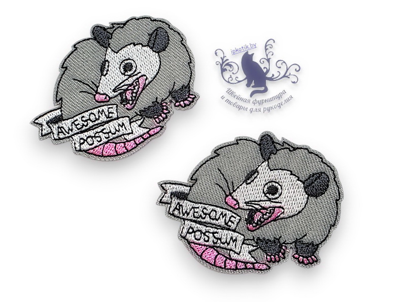 304 Термоаппликация 6,0*4,5см Possum