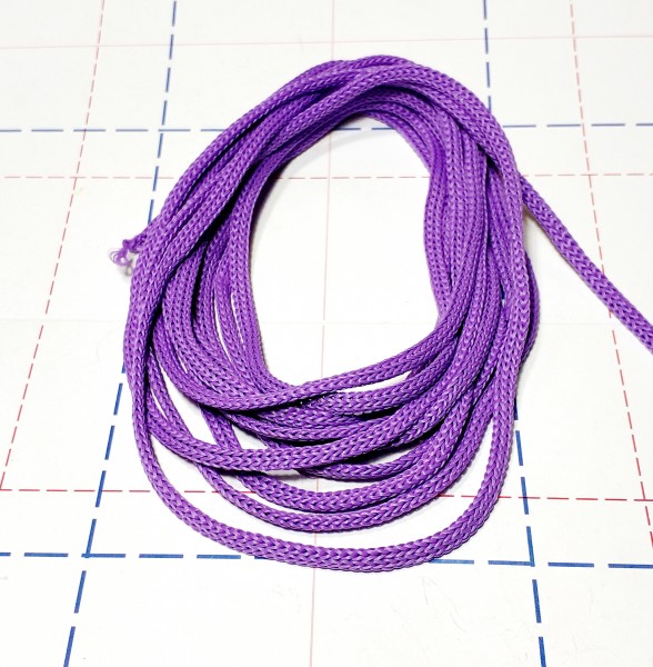 10 Шнур обувной 5мм 100м Фиолетовый