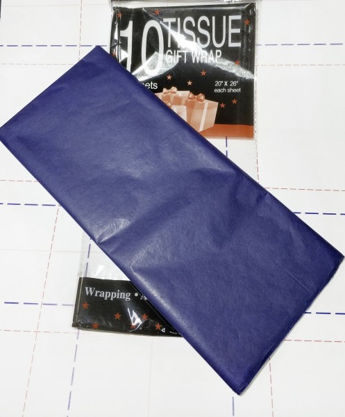 11 Сине-фиолетовый Бумага тишью 50*66 см, 10 шт/уп